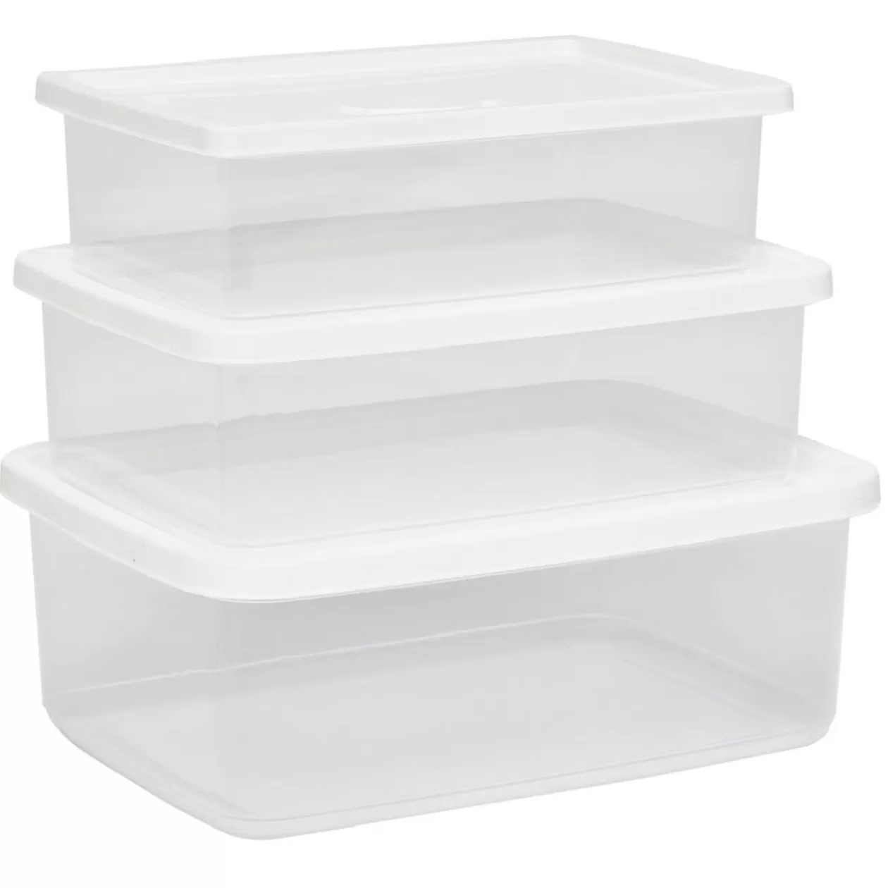 Gifi Boîte alimentaire rectangulaire polypropylène x3< Conservation Alimentaire