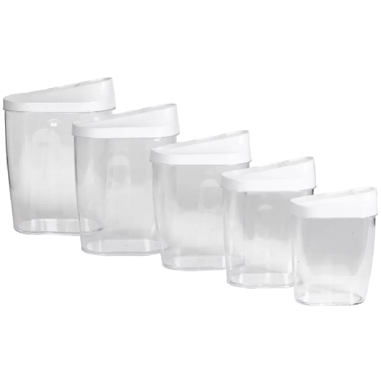Gifi Boîte alimentaire transparente encastrable x5< Conservation Alimentaire