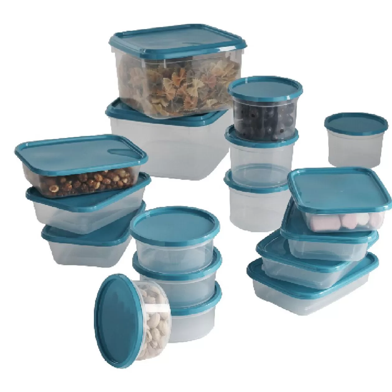 Gifi Boîte de conservation alimentaire bleu x 17< Conservation Alimentaire