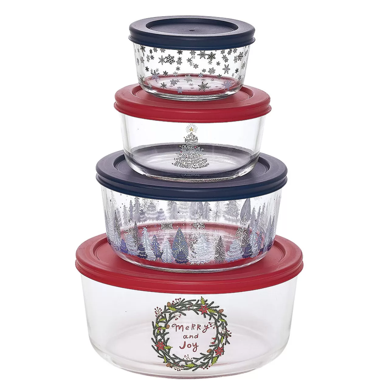 Boîte de conservation en verre x4>Gifi Store