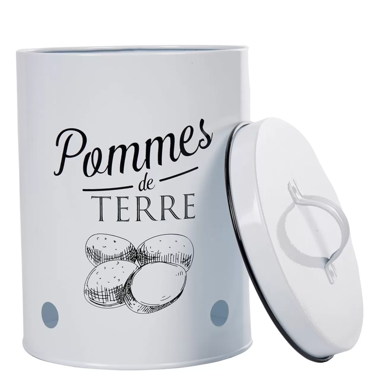 Gifi Boîte de conservation vintage en métal pour pommes de terre< Conservation Alimentaire