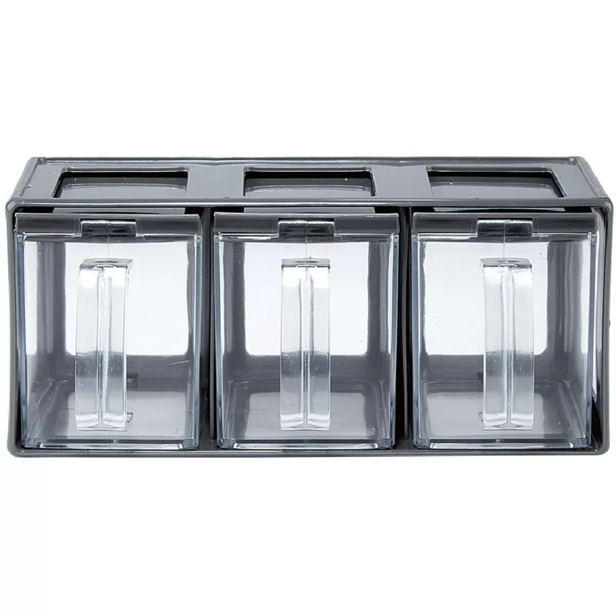 Boîte de cuisine 3 compartiments avec poignée>Gifi Flash Sale