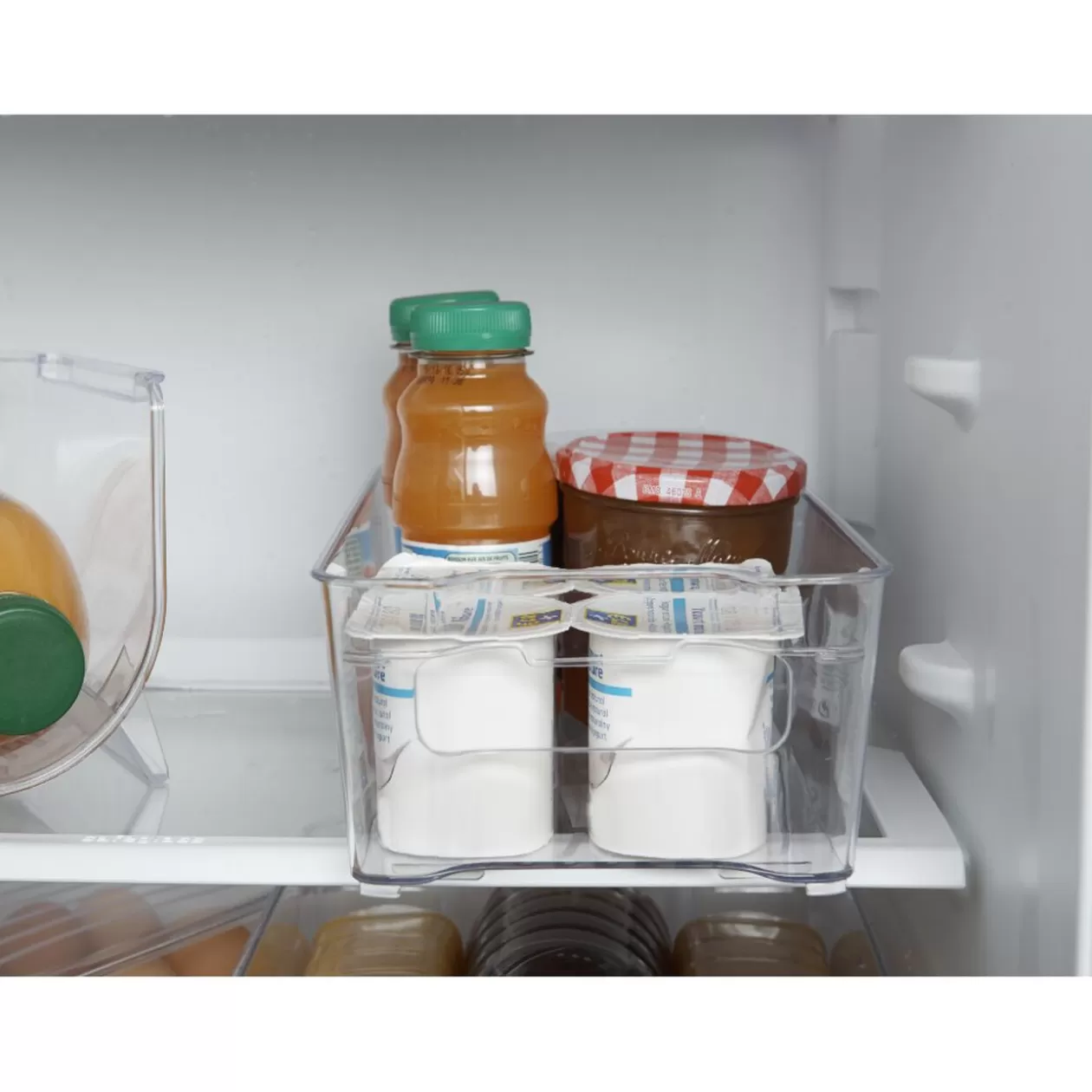 Gifi Boîte de rangement étroite transparente pour réfrigérateur< Rangement De Cuisine