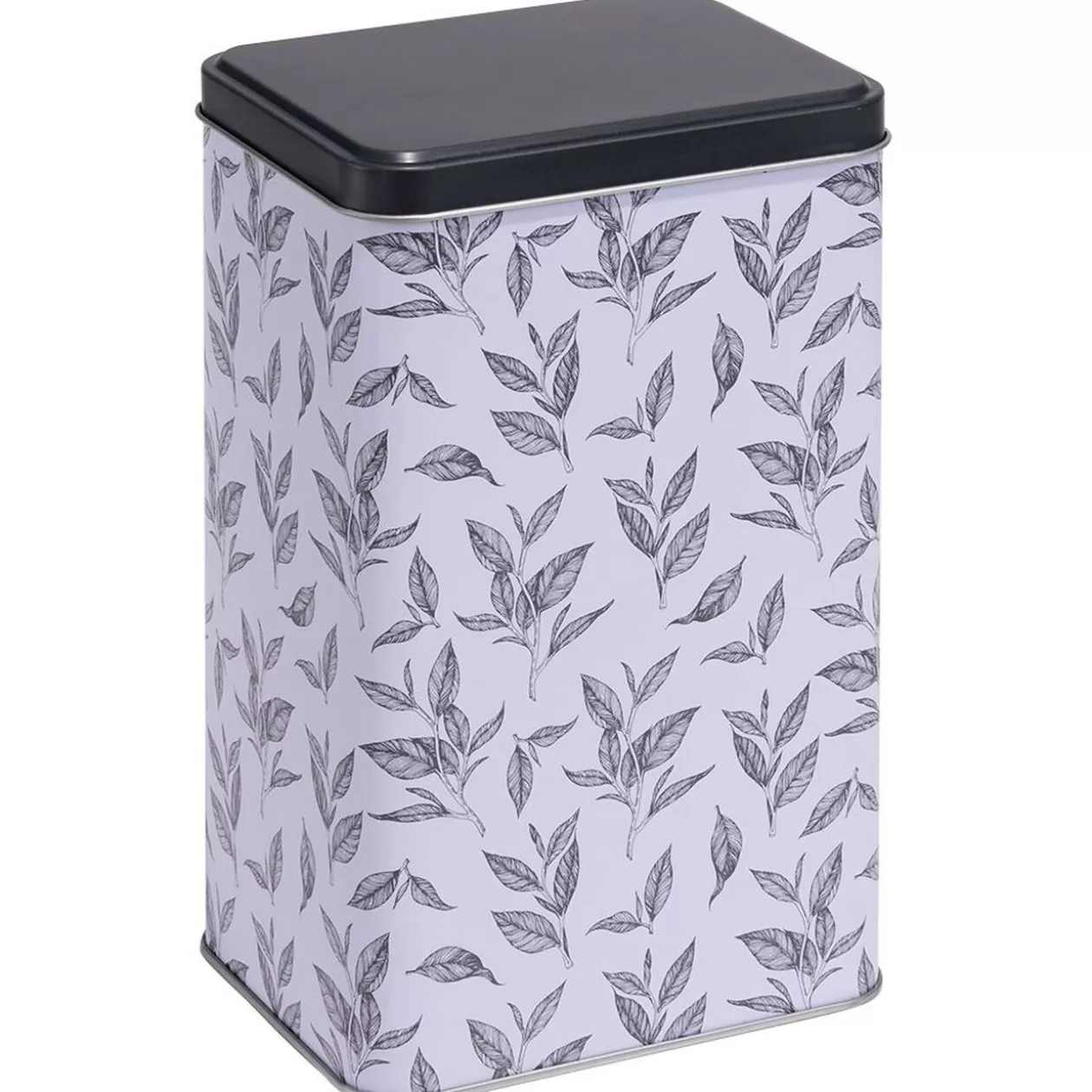 Gifi Boîte en métal imprimé feuillage 13x10xH20cm< Conservation Alimentaire