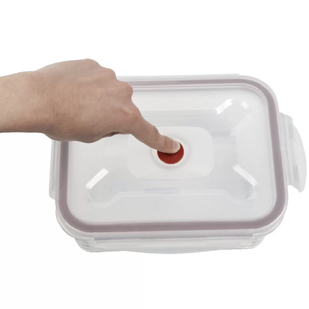 Boîte hermétique en verre avec couvercle 1,6L>Gifi Outlet