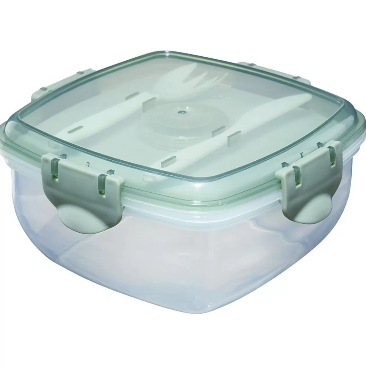 Gifi Boîte lunch 1L avec couverts et bloc réfrigérant< Conservation Alimentaire