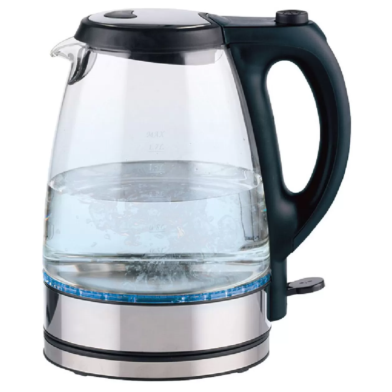 Gifi Bouilloire lumineuse à LED en verre 1,7L< Petit Électroménager