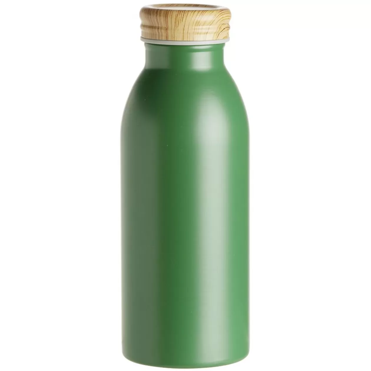 Gifi Bouteille isotherme acier avec bouchon en bois 400ml Ø6,7xH18cm< Conservation Alimentaire