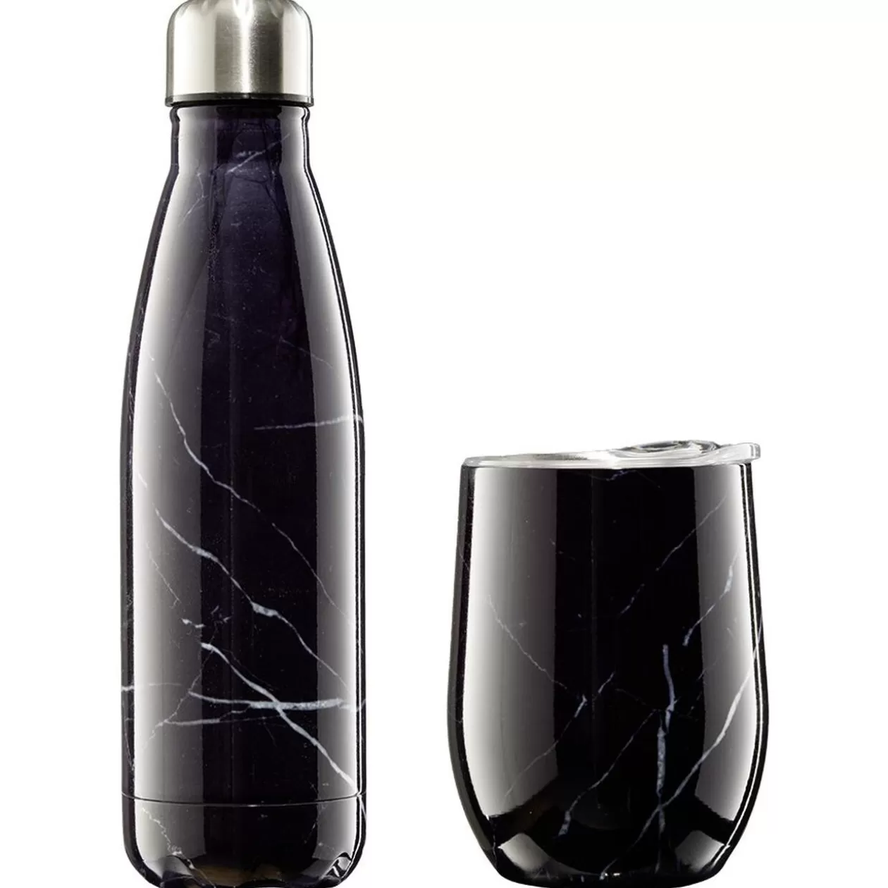 Gifi Bouteille isotherme inox 500 ml + tasse 300 ml< Conservation Alimentaire
