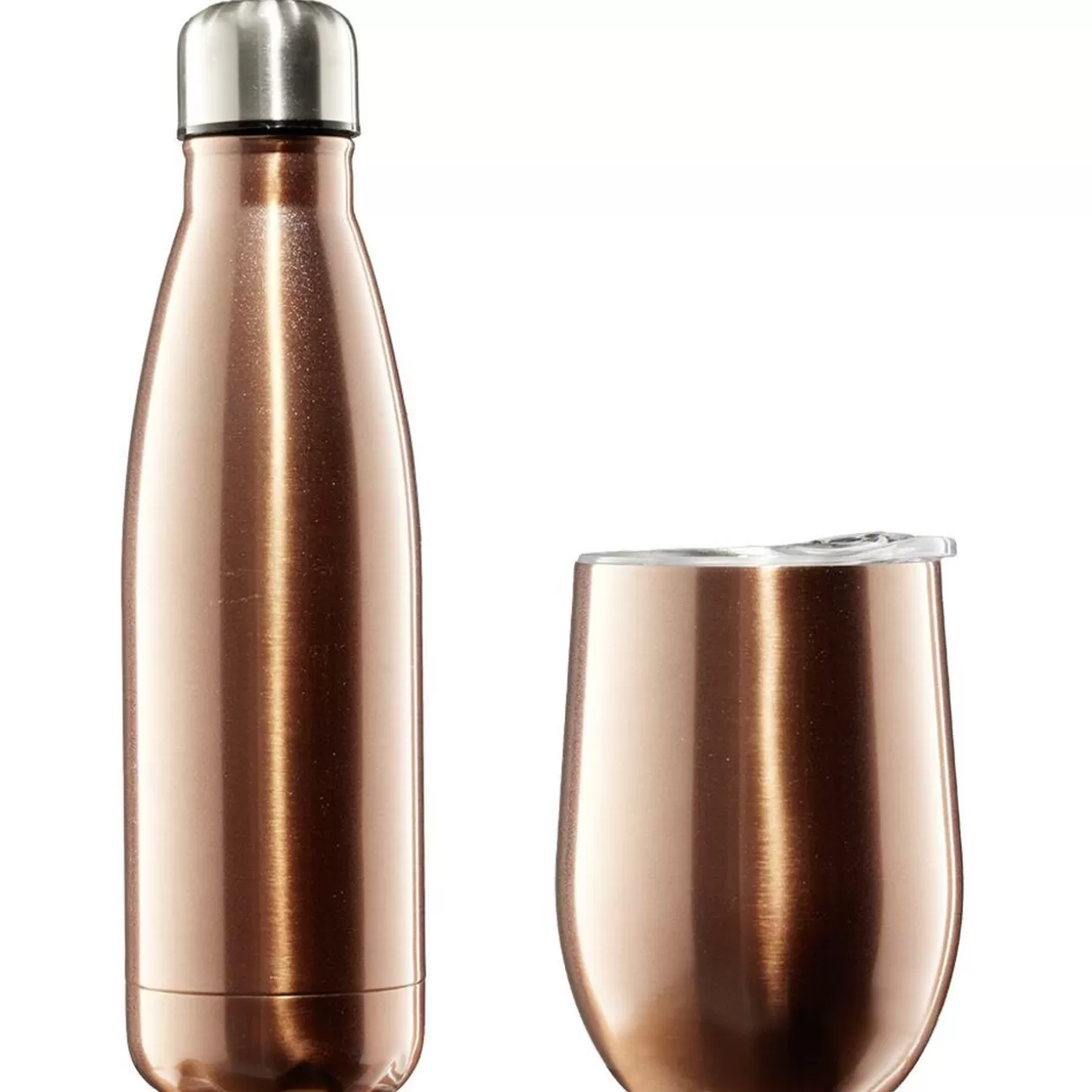 Gifi Bouteille isotherme inox 500 ml + tasse 300 ml< Conservation Alimentaire