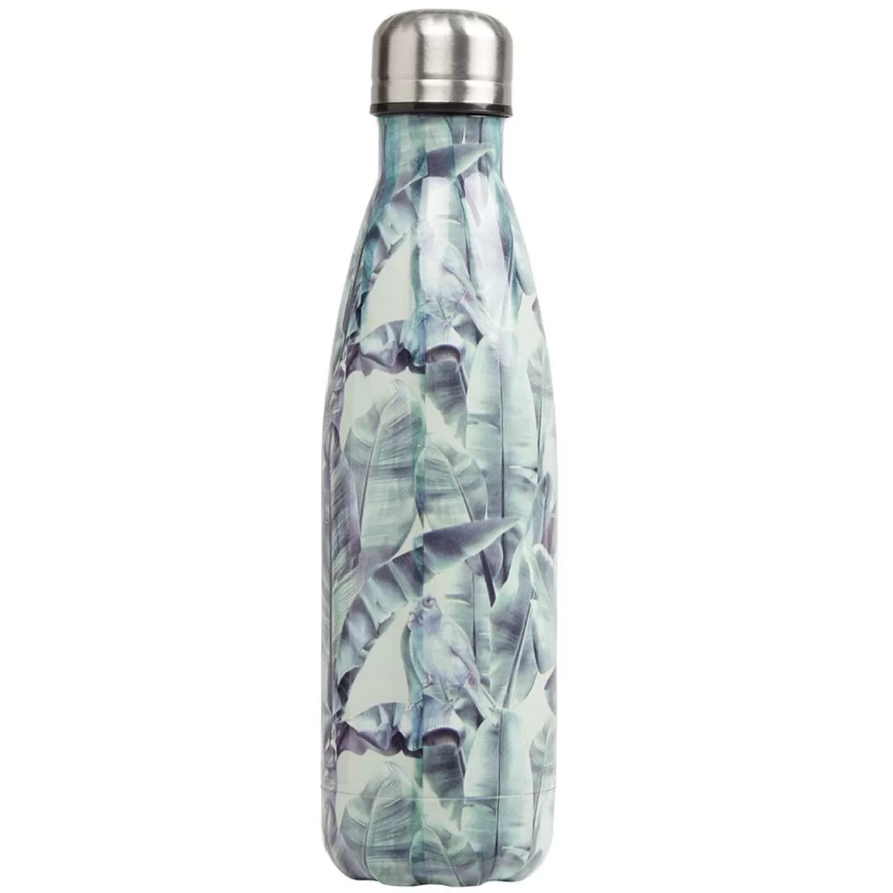 Gifi Bouteille isotherme inox bleu imprimé palmier 500 ml< Conservation Alimentaire