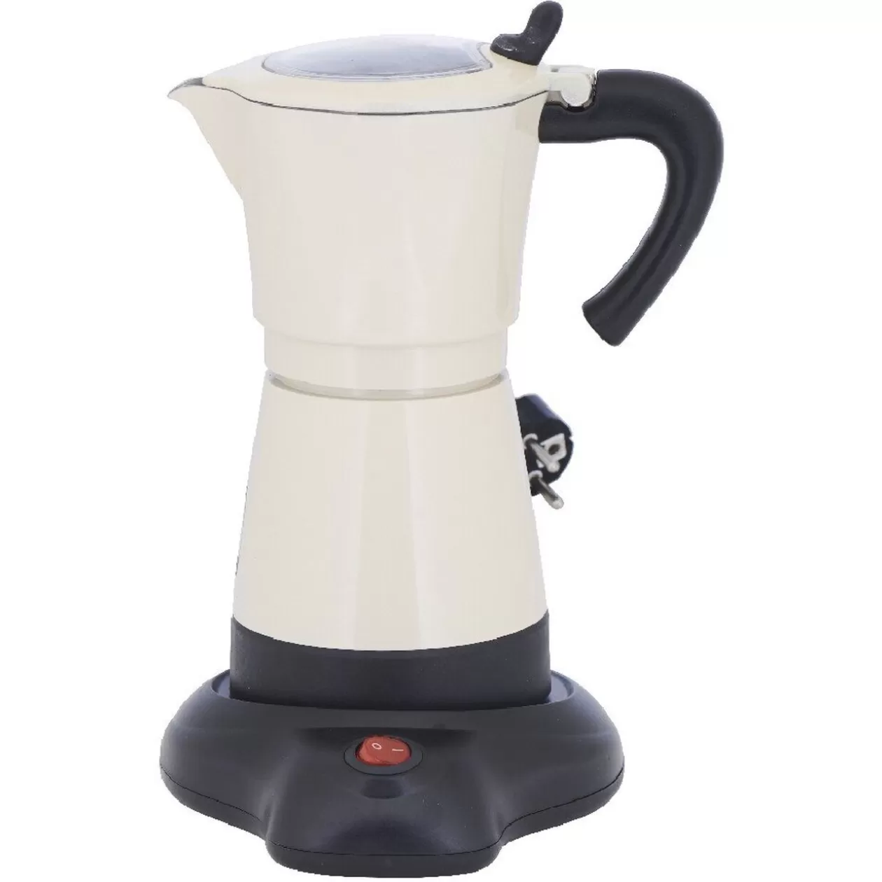 Gifi Cafetière italienne électrique Homday rétro beige< Petit Électroménager