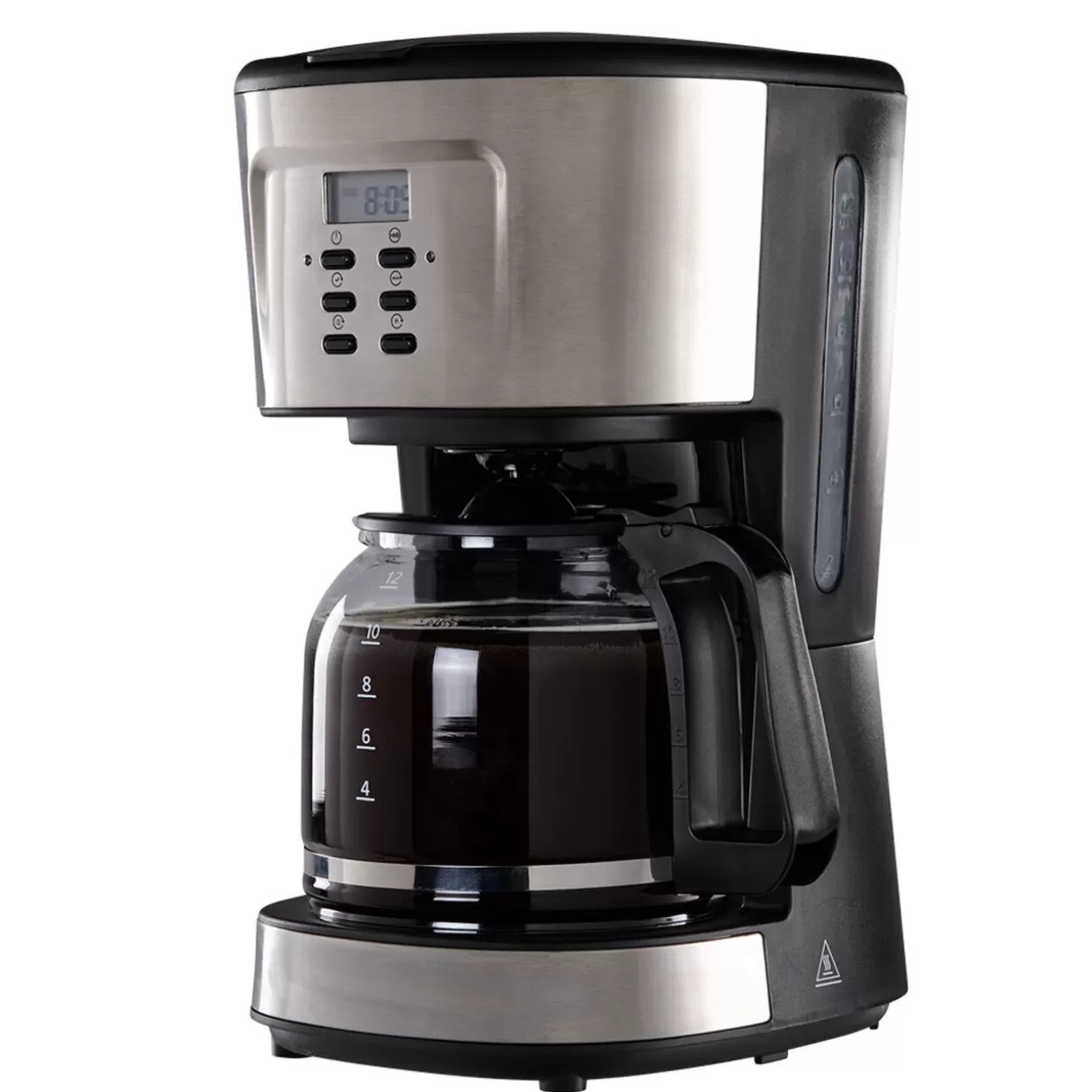 Gifi Cafetière programmable noire et grise 1,5 L< Petit Électroménager
