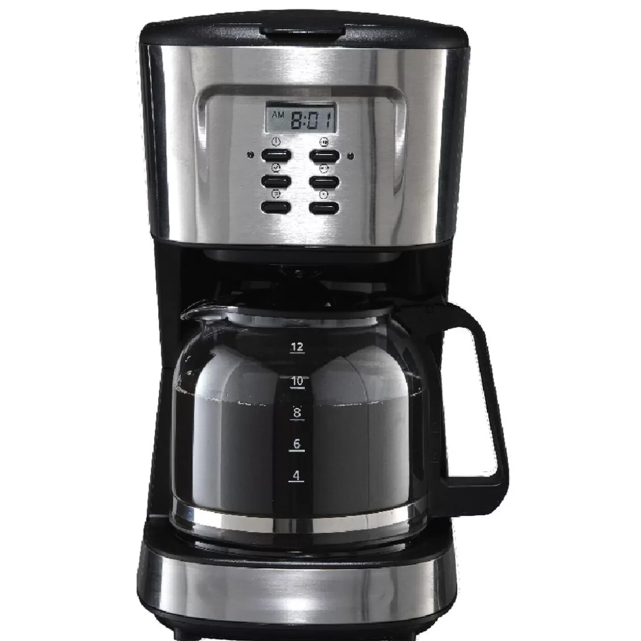 Gifi Cafetière programmable noire et grise 1,5 L< Petit Électroménager