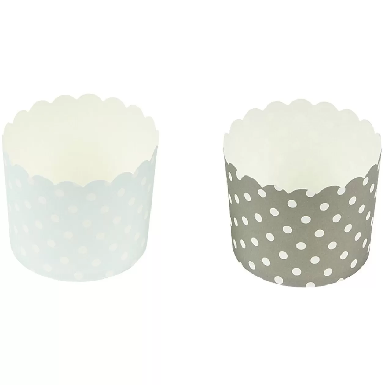 Gifi Caissette à muffin motif pois gris bleu x25< Cuisson