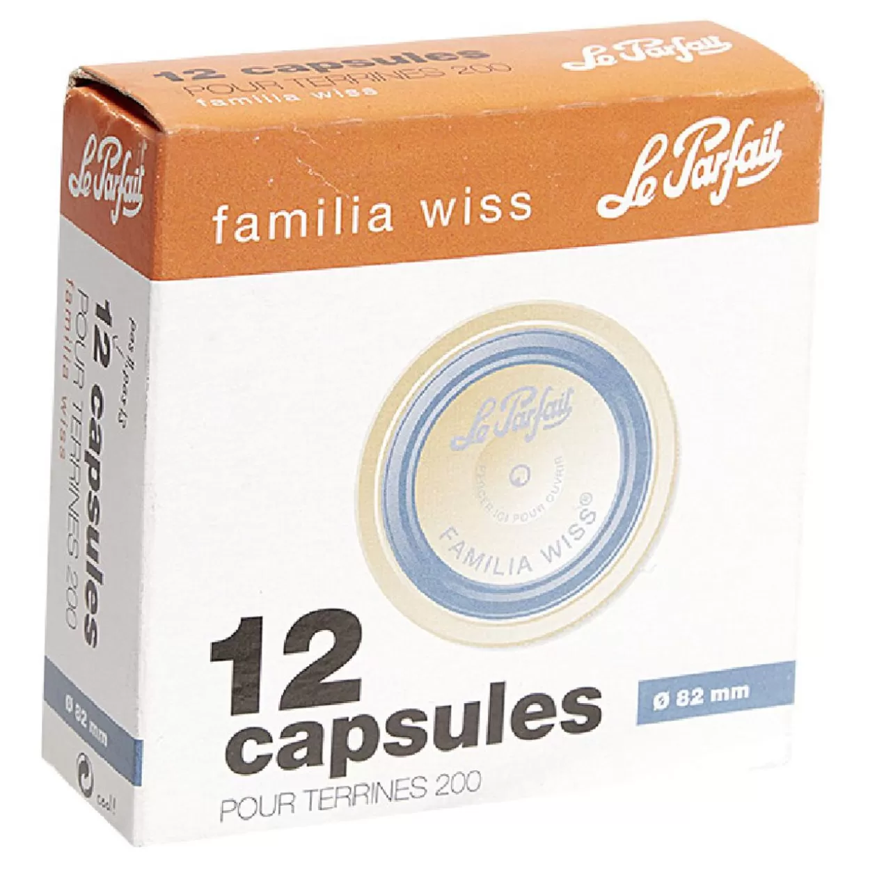 Gifi Capsule Le Parfait pour terrines diamètre 82mm par 12< Cuisson