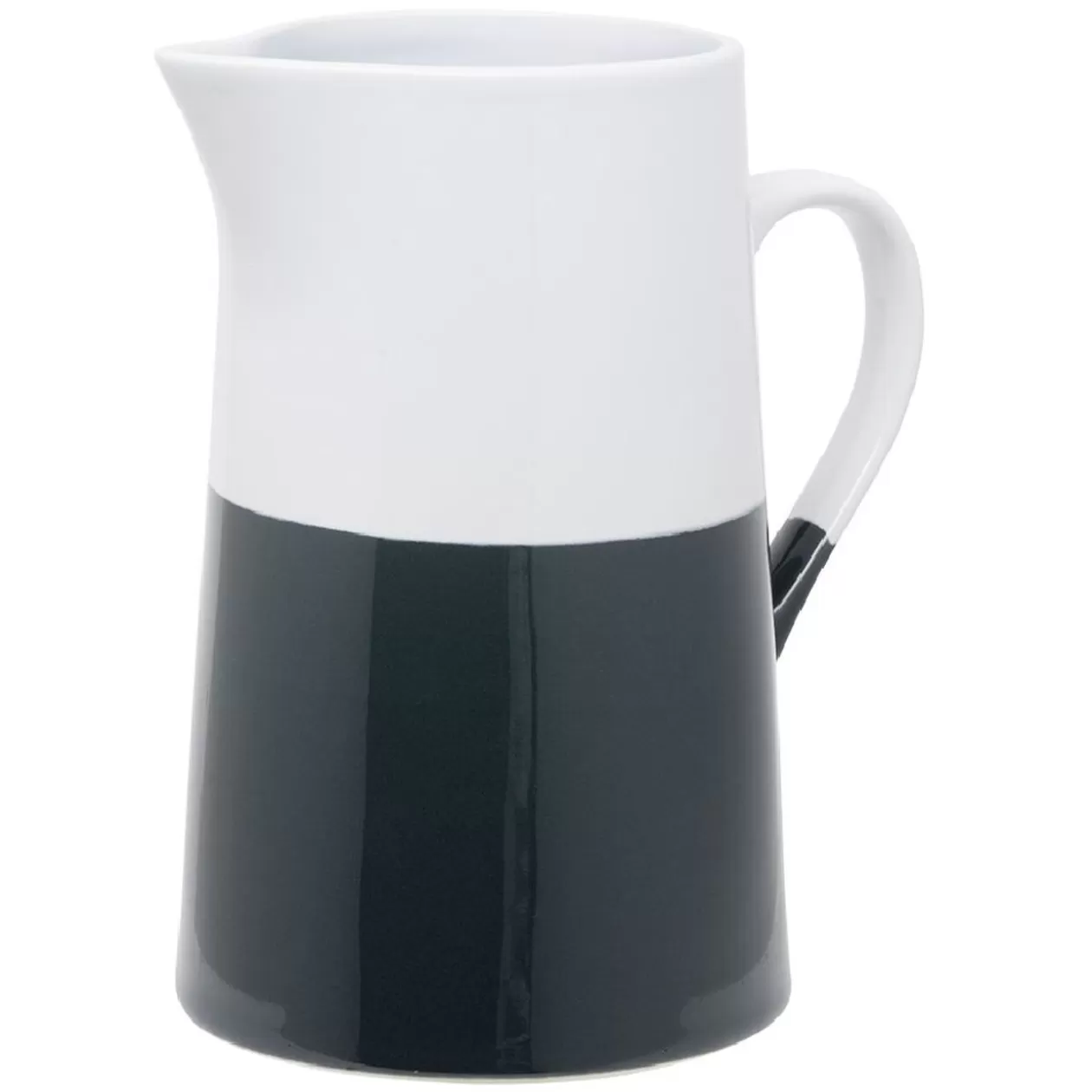 Carafe faïence blanc et gris Ø10,5xH19,5cm 1,2L>Gifi Best Sale