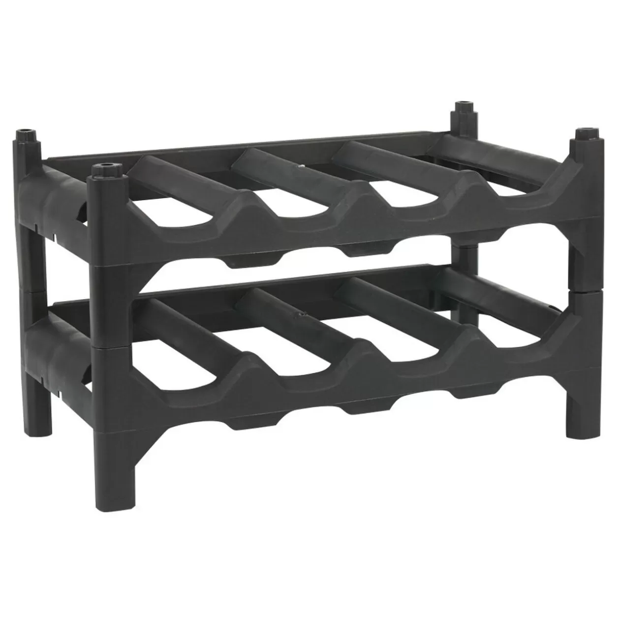 Gifi Casier pour 8 bouteilles noir< Rangement De Cuisine