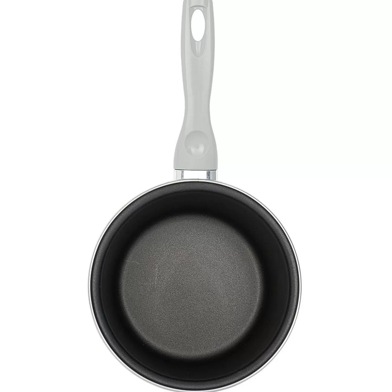 Gifi Casserole acier émaillé noir et blanc Ø 18 cm< Cuisson