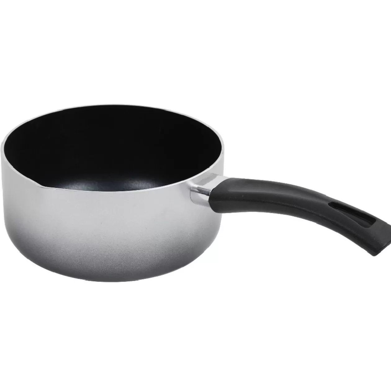 Gifi Casserole aluminium anti adhérente grise Ø 18< Cuisson