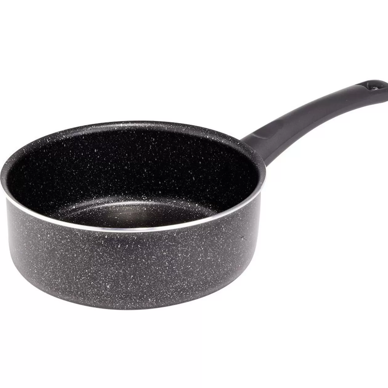 Gifi Casserole effet pierre antiadhérente noir Ø20xH7,5cm< Cuisson
