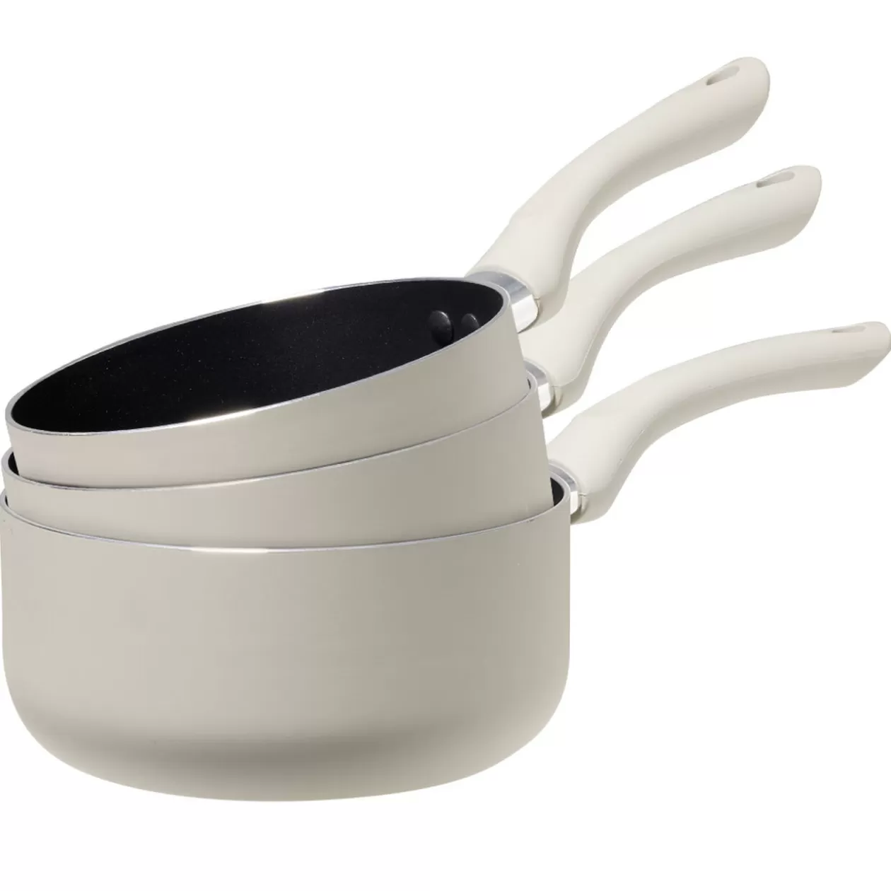 Gifi Casserole en aluminium taupe x3< Cuisson