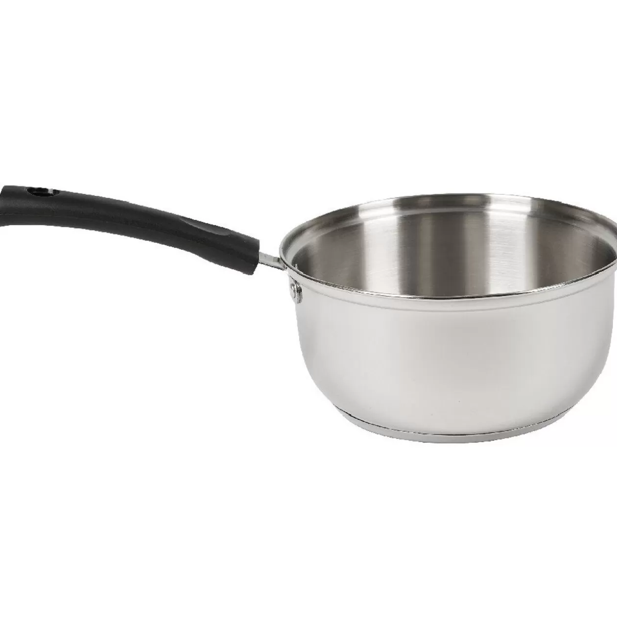 Gifi Casserole inox avec poignée bakélite noir ø 20 cm< Cuisson