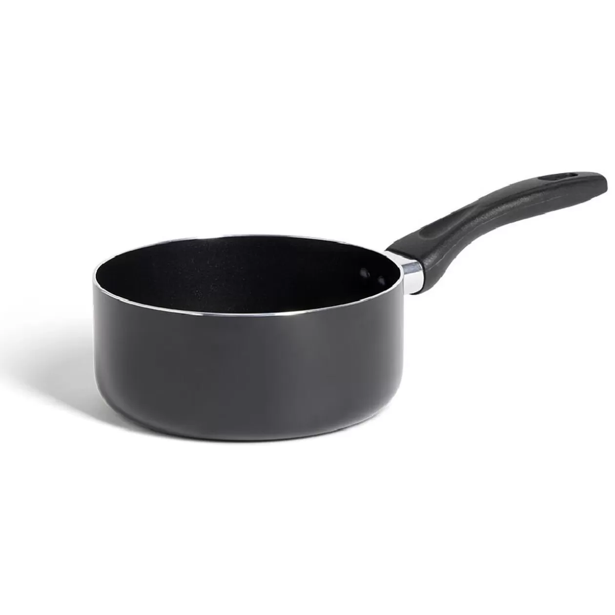 Gifi Casserole tous feux sauf induction aluminium noir Ø16cm< Cuisson