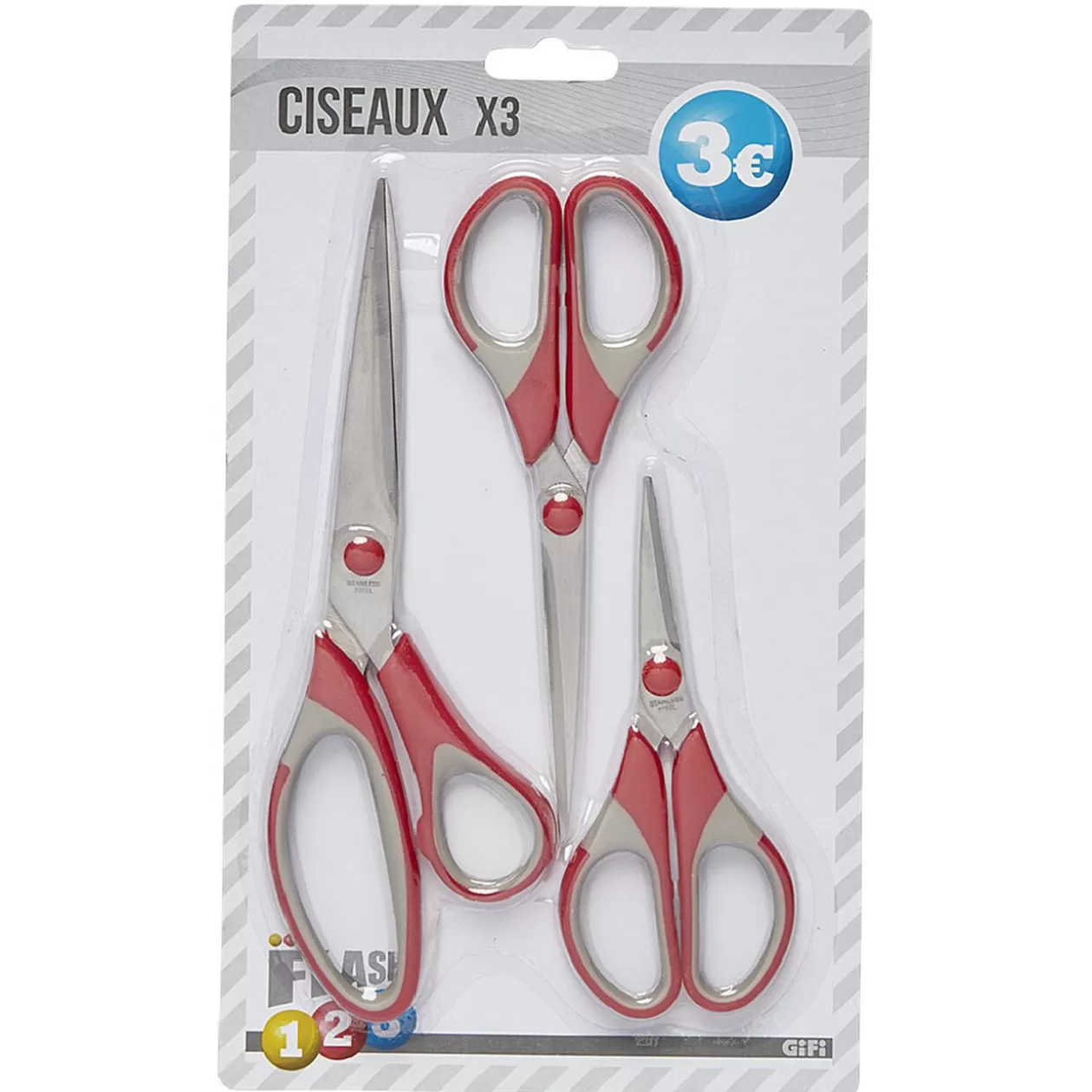Gifi Ciseau pour cuisine x3< Préparation Culinaire