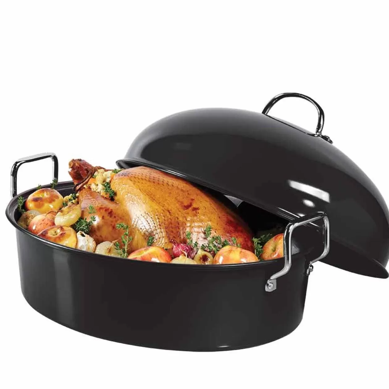Gifi Cocotte ovale XXL en fonte d'acier spécial volailles< Cuisson
