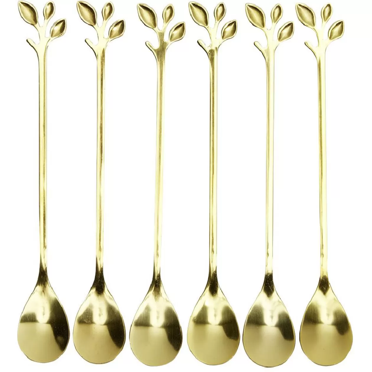 Coffret 6 petites cuillères inox doré>Gifi Best Sale