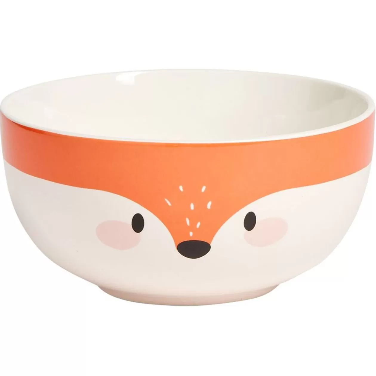 Coffret bol et mug en porcelaine renard orange>Gifi Flash Sale