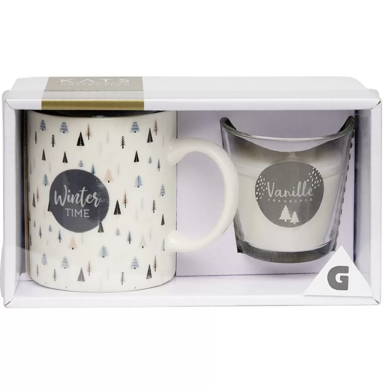 Coffret bougie avec mug porcelaine>Gifi Sale