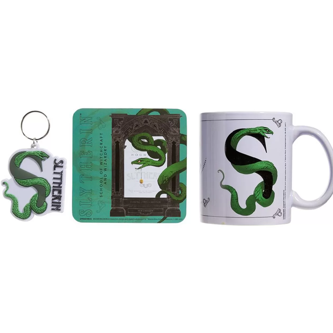 Coffret cadeau Harry Potter Serpentard mug sous-verre porte-clé 3pcs>Gifi New
