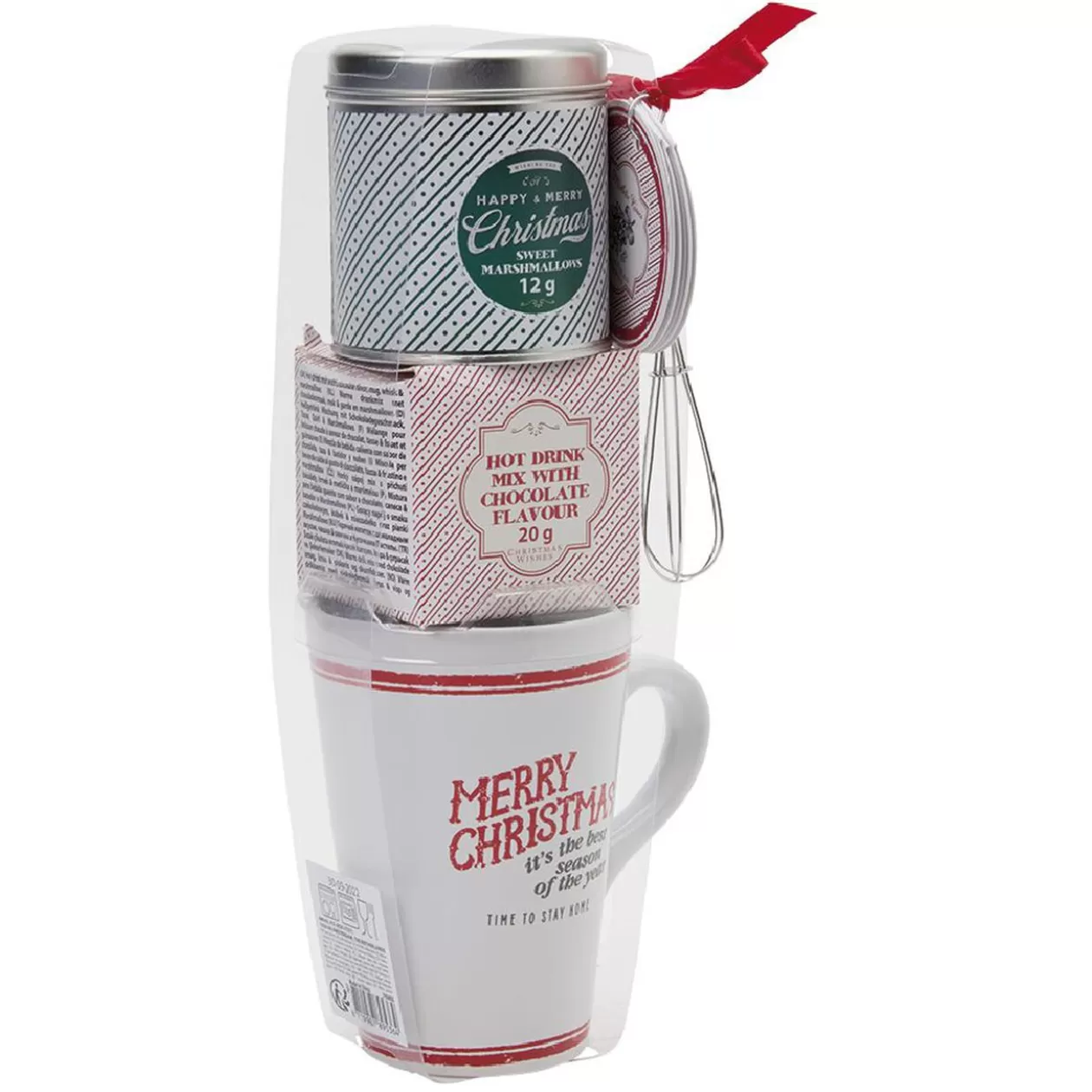 Coffret mug XXL avec boisson et biscuits Noël Traditionnel>Gifi Best