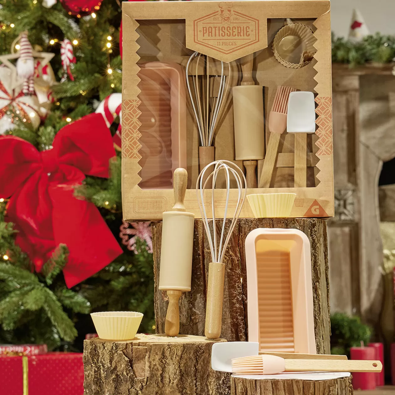 Gifi Coffret pâtisserie en bois pour enfant< Préparation Culinaire