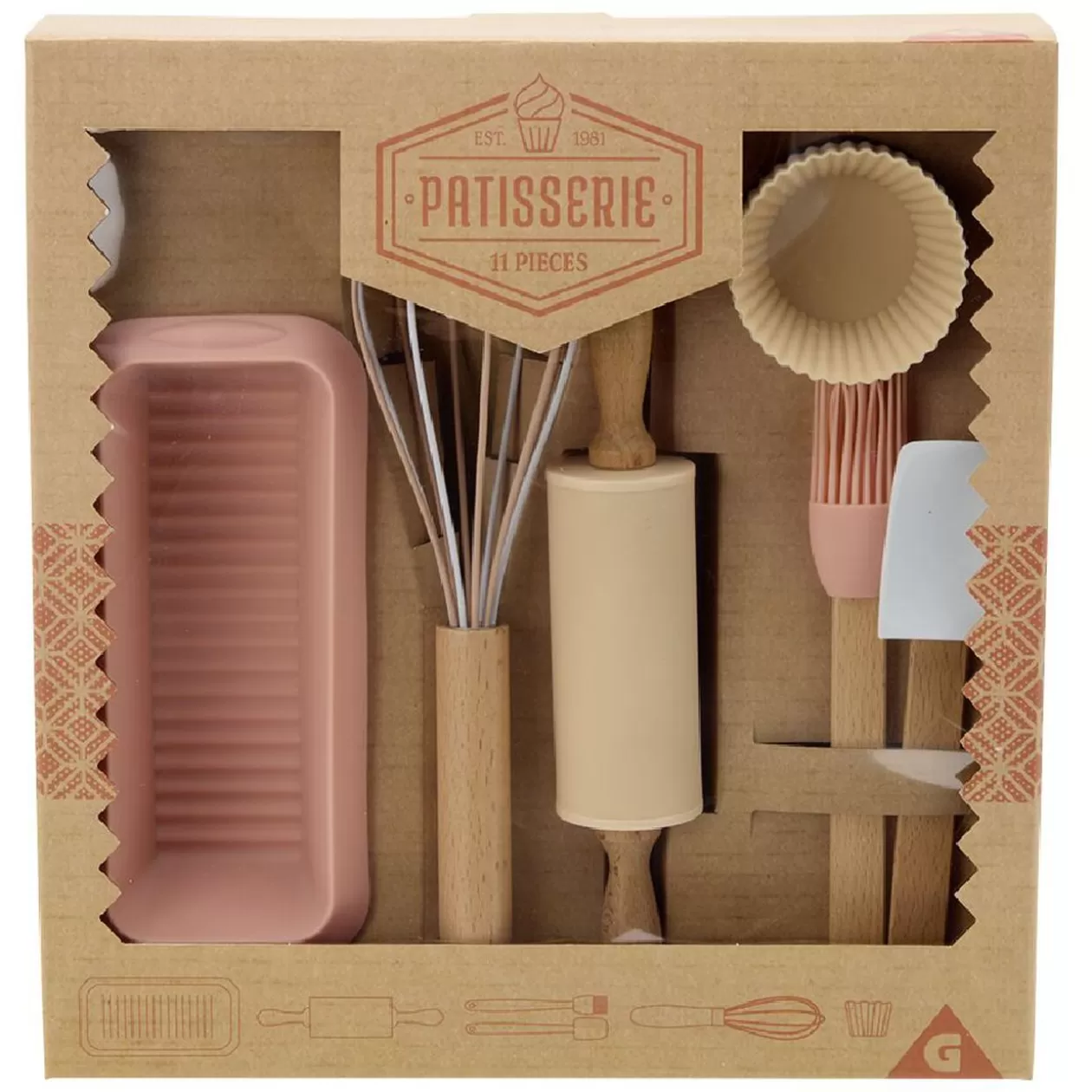 Gifi Coffret pâtisserie en bois pour enfant< Préparation Culinaire