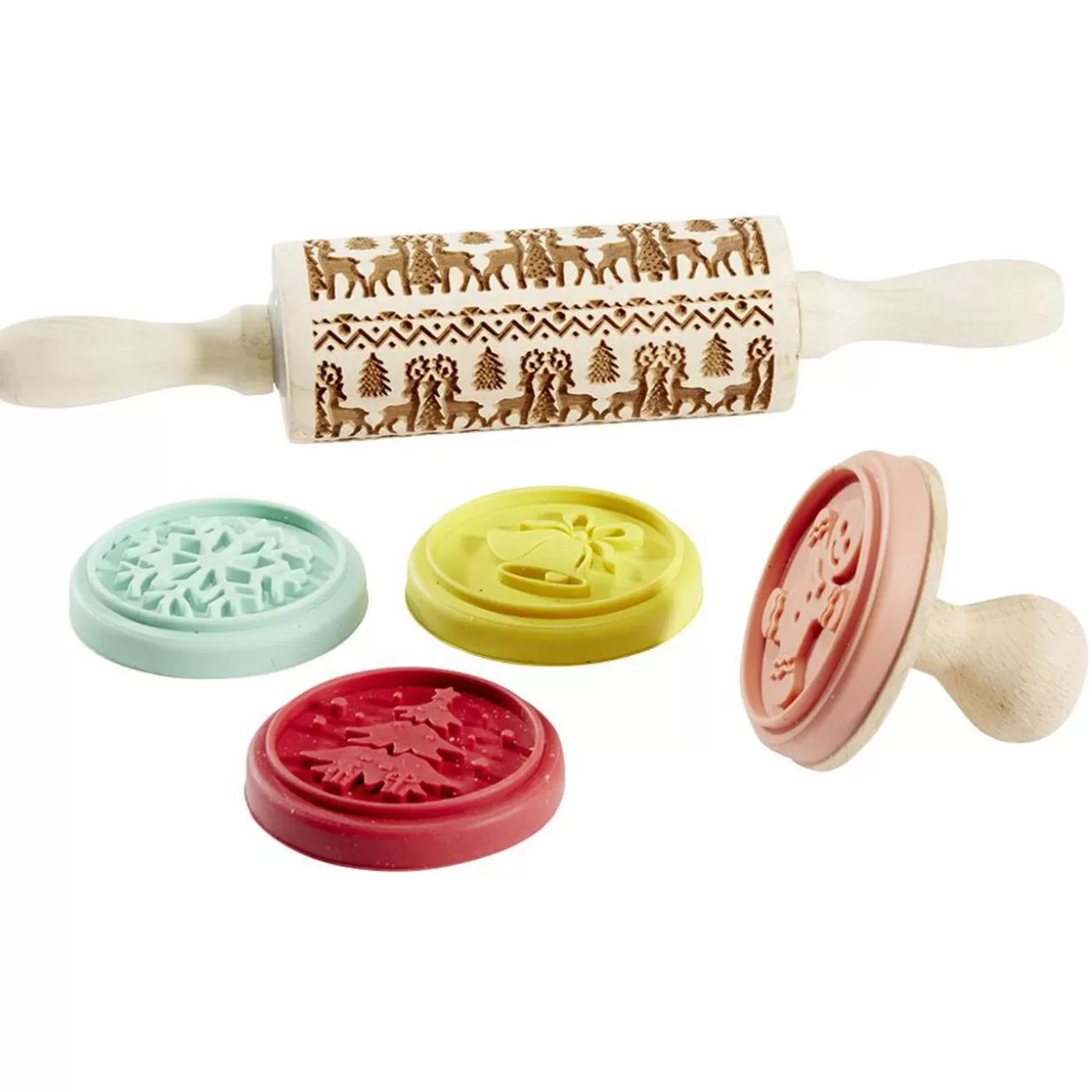 Gifi Coffret rouleau à pâtisserie à motif Noël< Préparation Culinaire