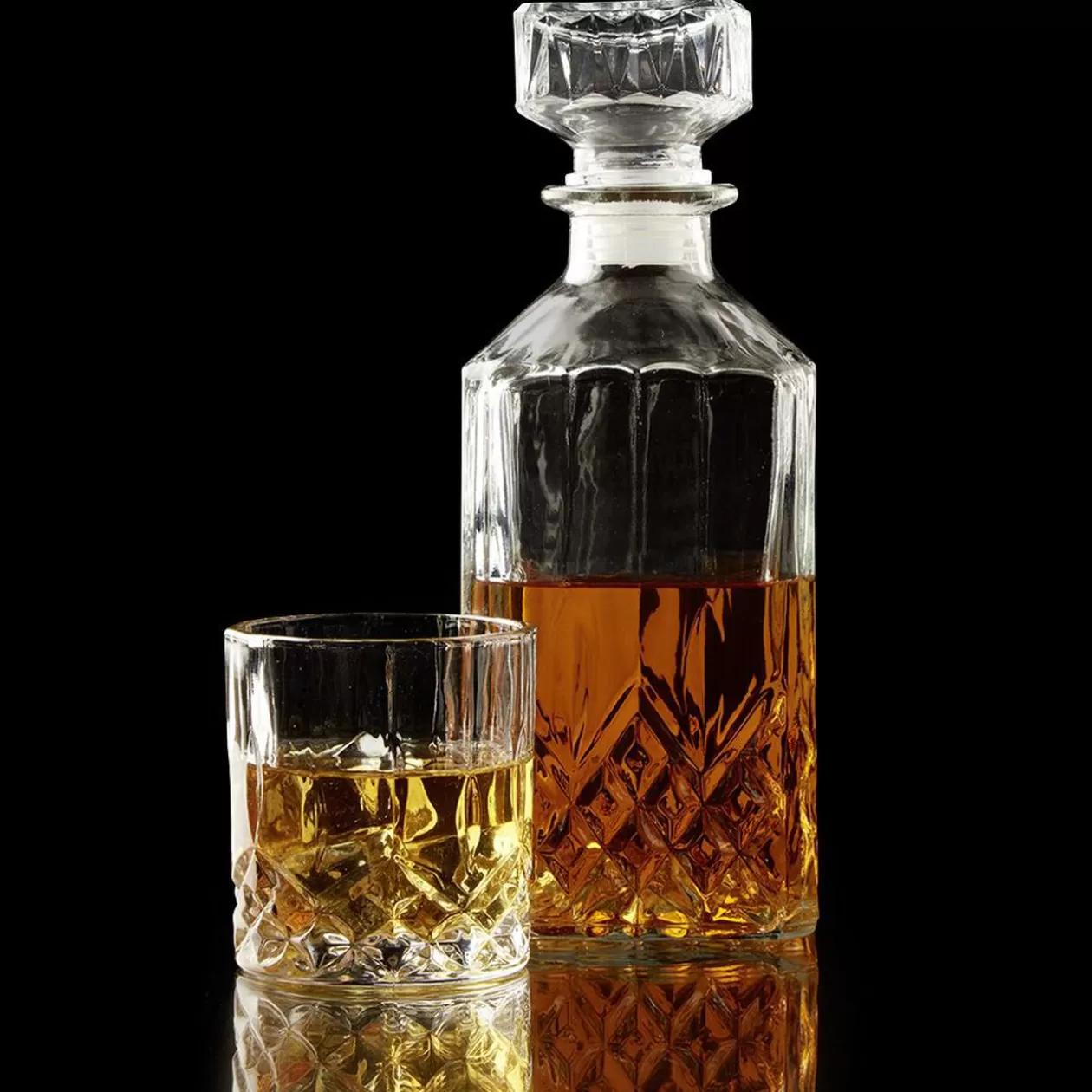 Coffret whisky carafe x1 et verre x4>Gifi Outlet