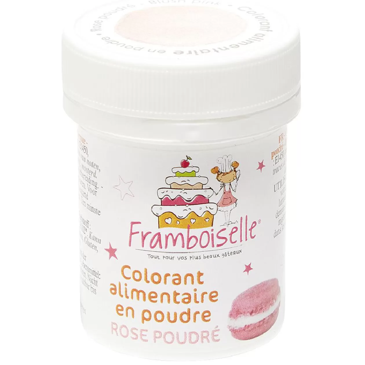 Gifi Colorant alimentaire rose en poudre Framboiselle< Préparation Culinaire