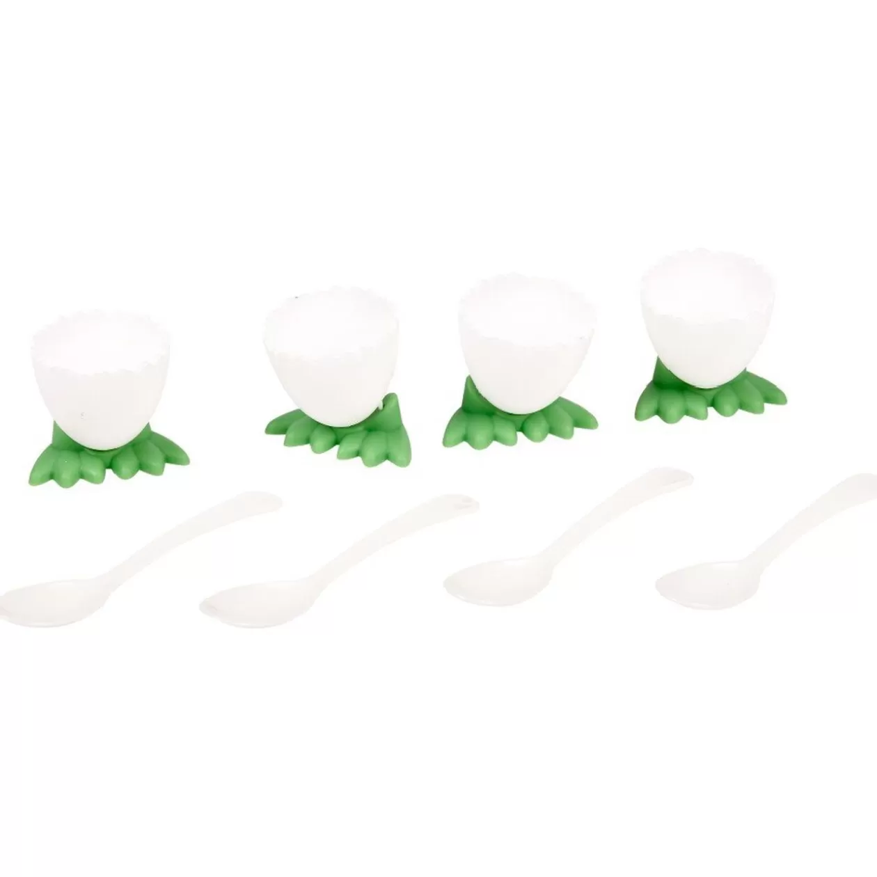 Coquetier en plastique forme oeuf x4>Gifi Cheap