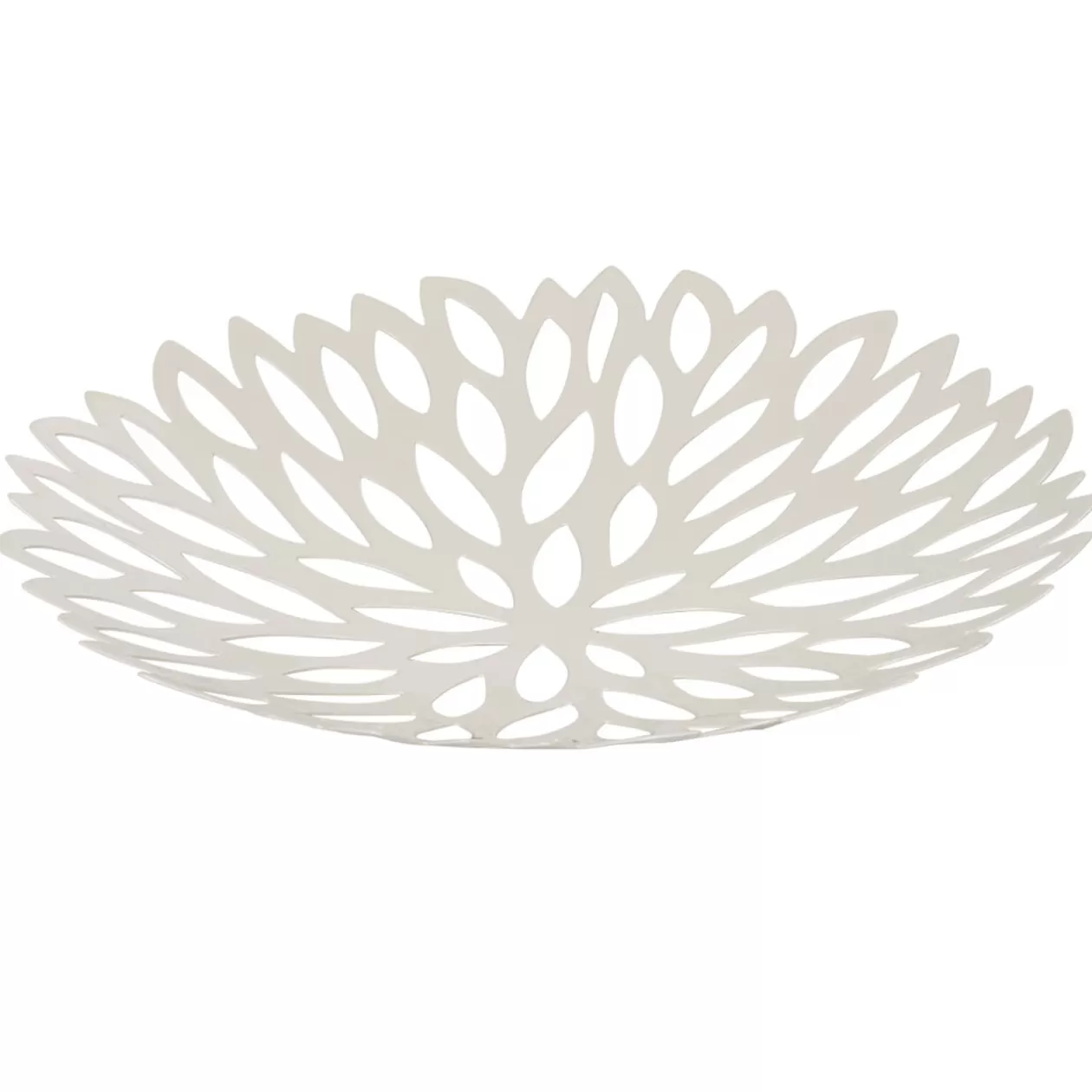 Gifi Corbeille à fruits en fer blanc crème fleur< Rangement De Cuisine