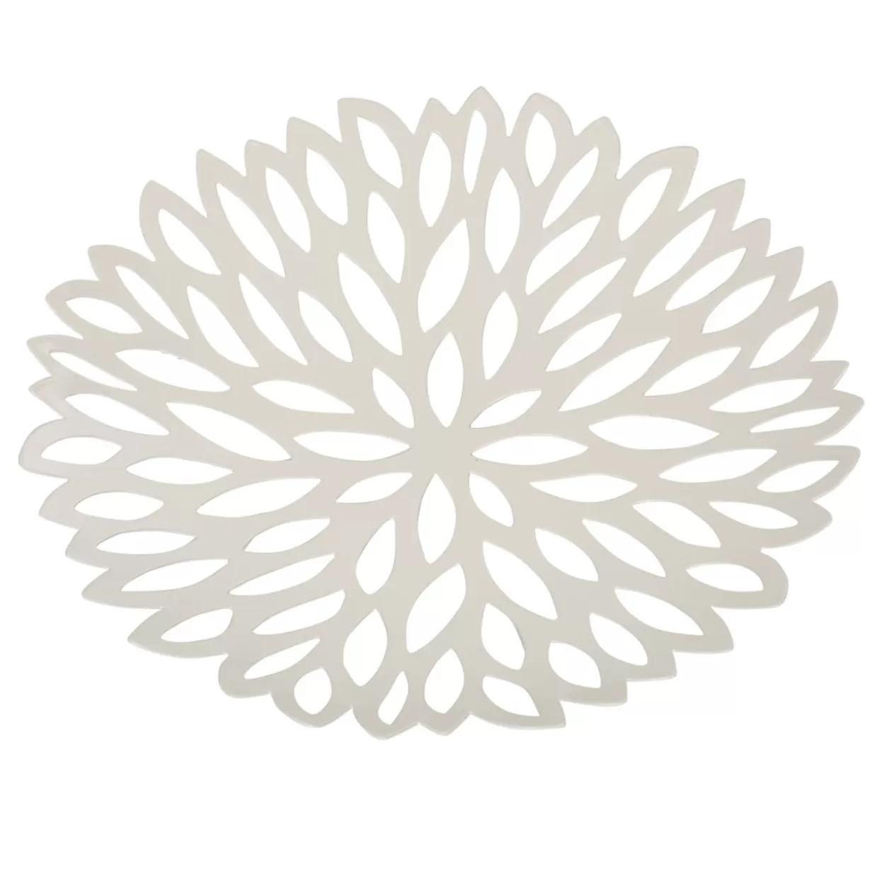 Gifi Corbeille à fruits en fer blanc crème fleur< Rangement De Cuisine