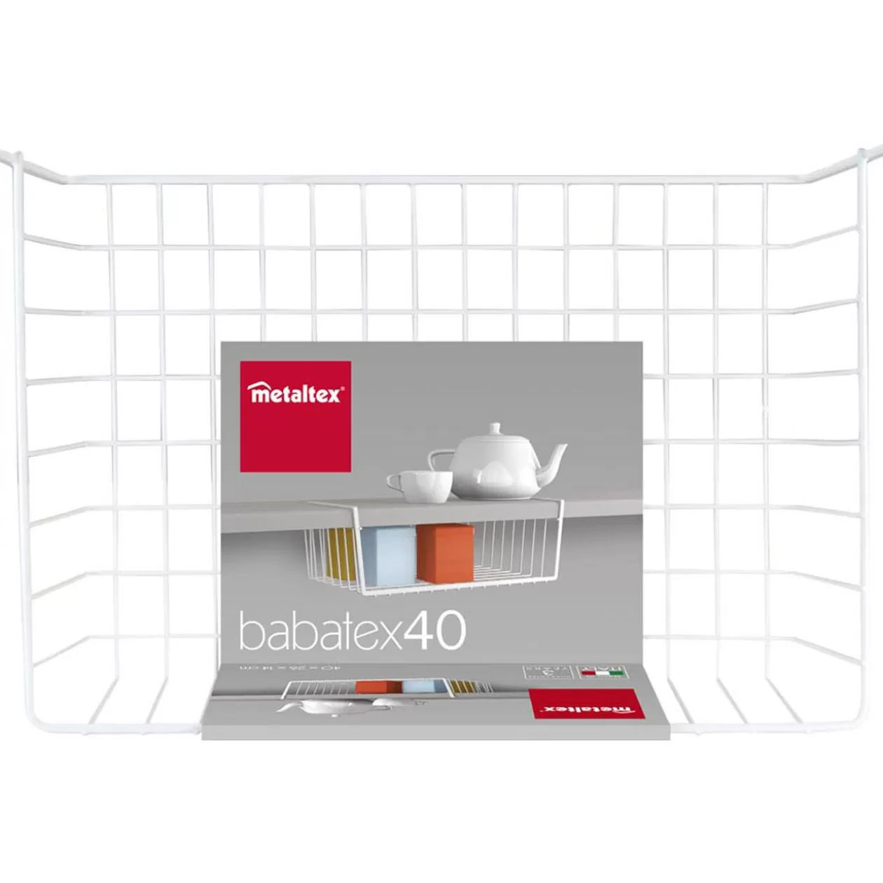 Gifi Corbeille blanche à suspendre Metaltex< Rangement De Cuisine