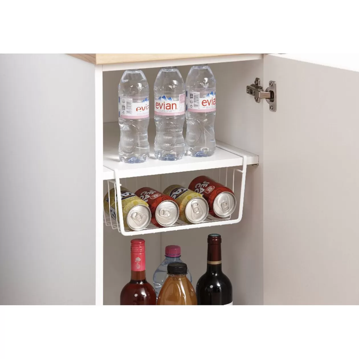 Gifi Corbeille blanche à suspendre Metaltex< Rangement De Cuisine