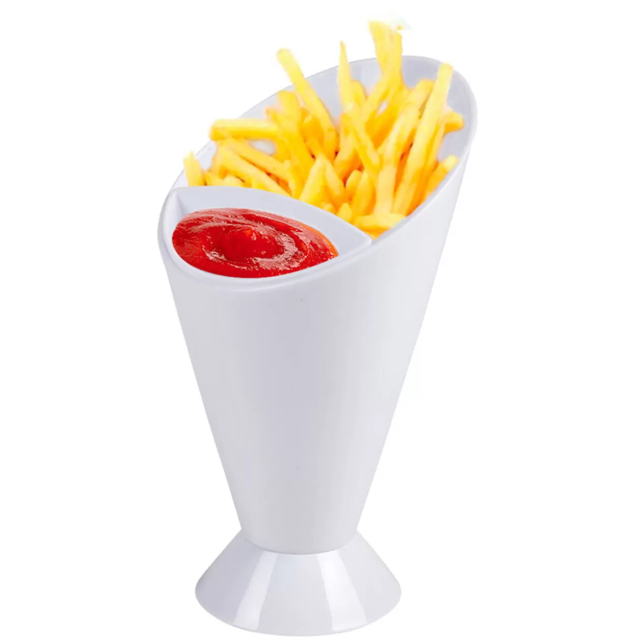 Cornet pour frites blanc>Gifi Discount