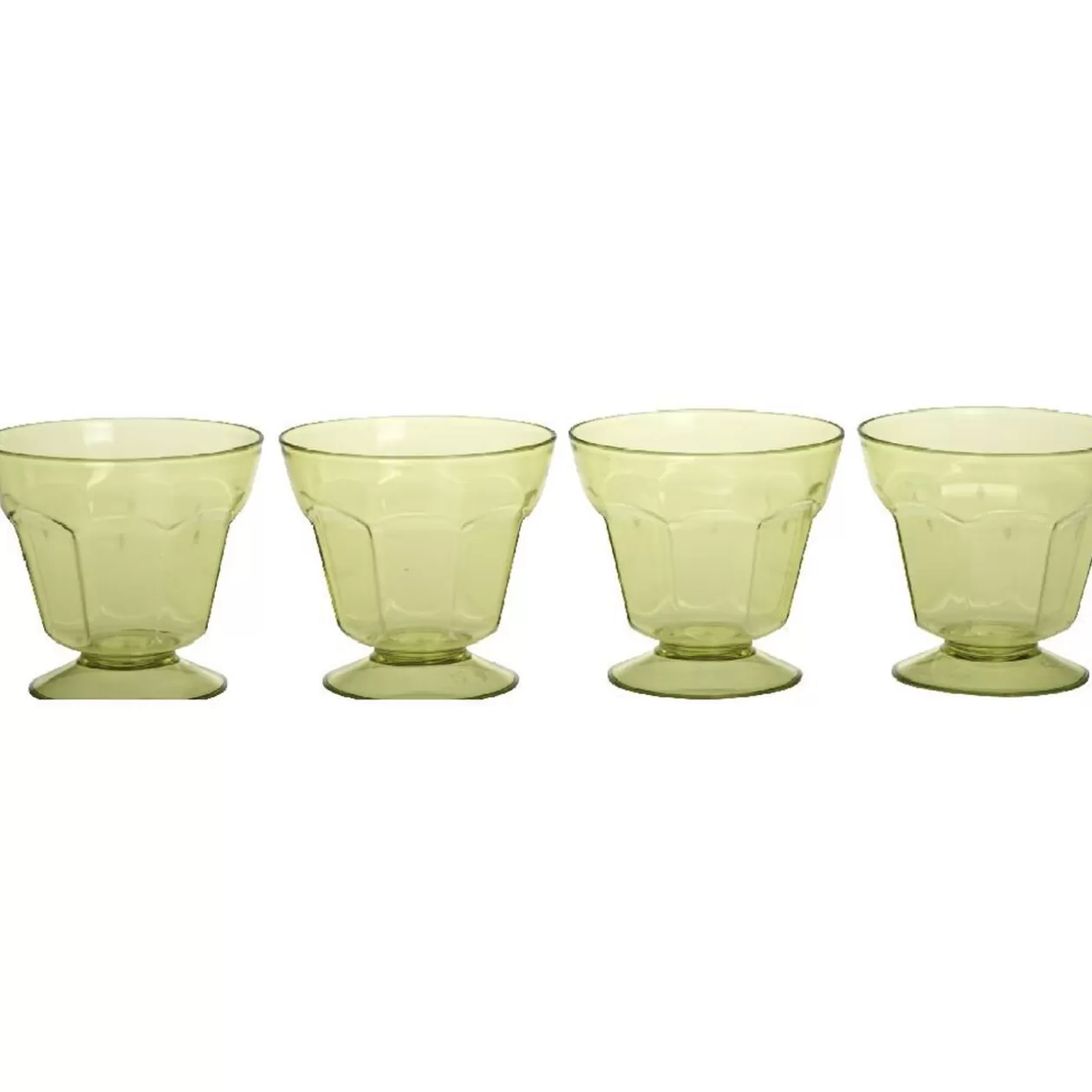 Coupe à glace plastique verte x4>Gifi Flash Sale