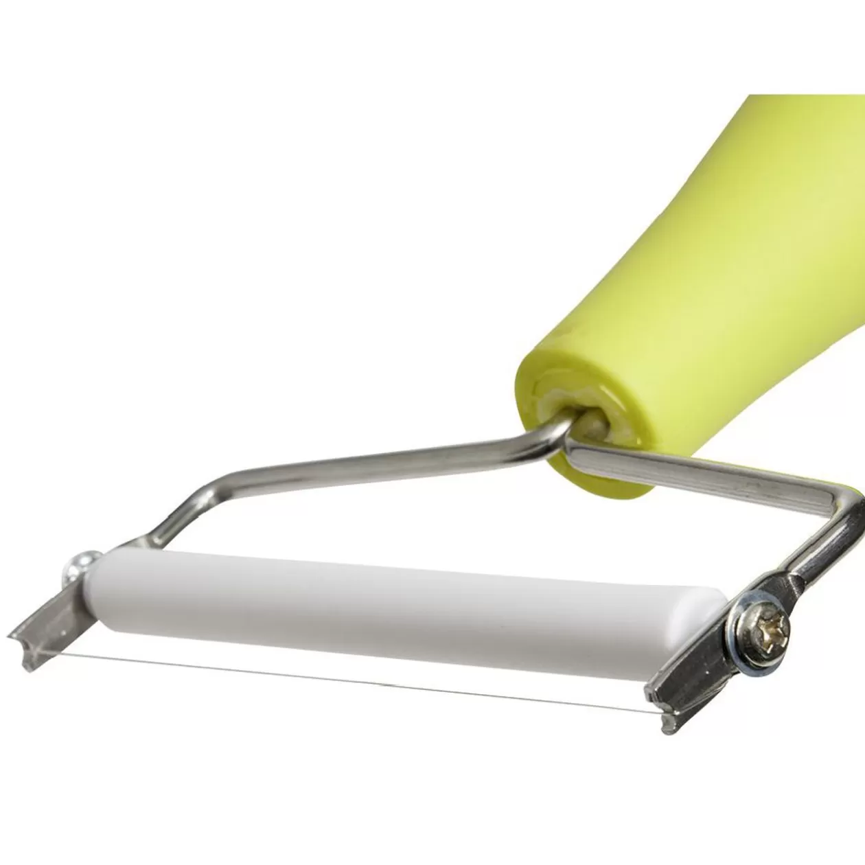Gifi Coupe fromage en inox et plastique vert< Préparation Culinaire
