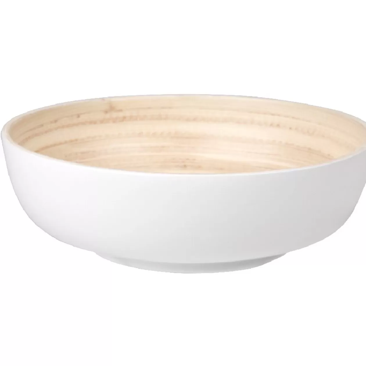 Coupelle blanche en bambou forme ronde>Gifi Cheap
