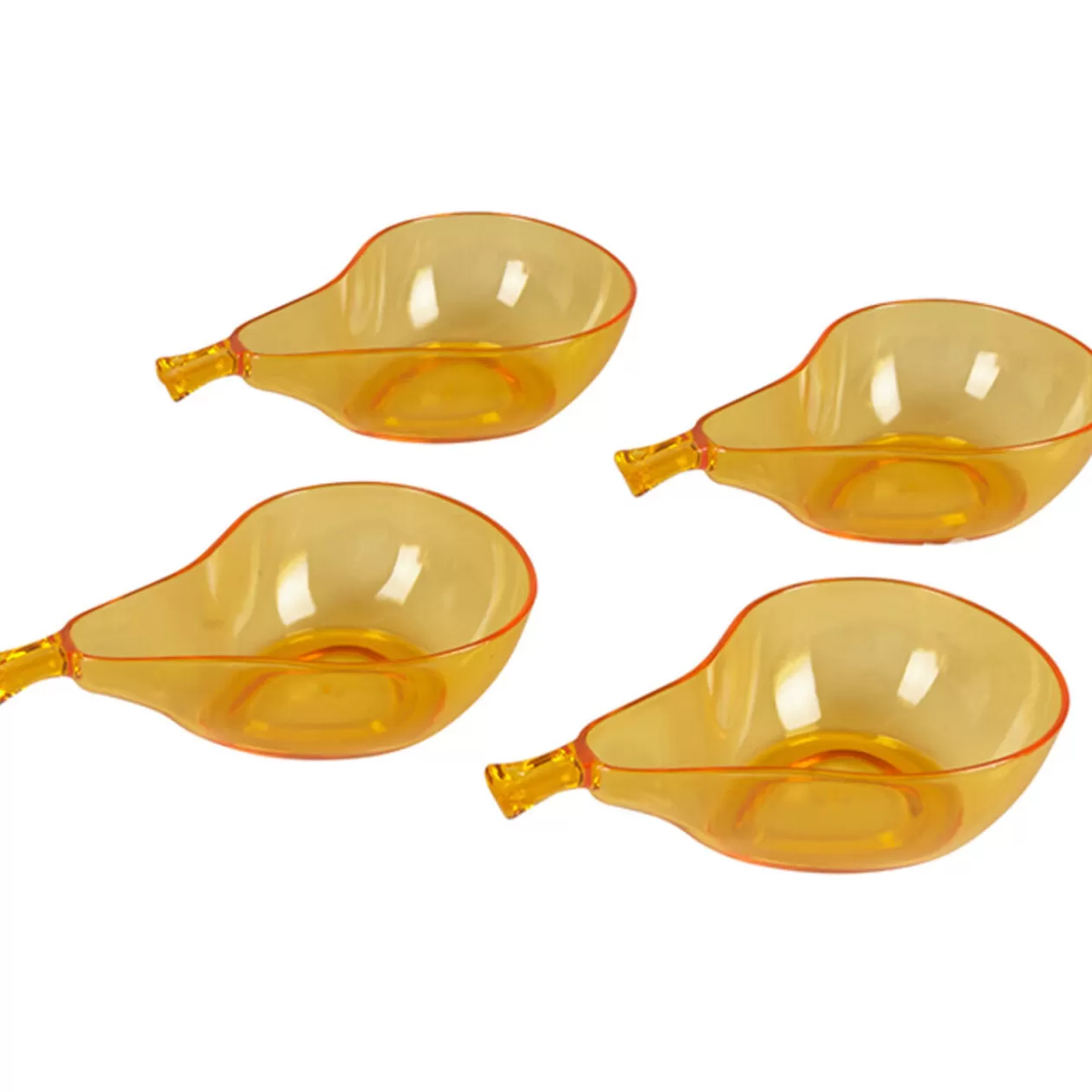 Coupelle design poire orange x4>Gifi Shop